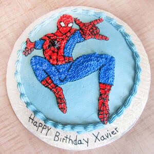 2 kg Spiderman Cake